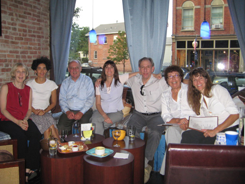 ARCS staff take over the front banquette.