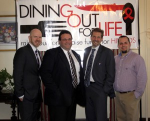 HVCS' J. Dewey, New York Hospitality Group's Peter Giannini, NYHG's David Pellon, and HVCS' Anthony Accomando