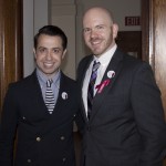 Project Runway's Viktor Luna and HVCS' J. Dewey