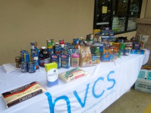 Collecting food donations