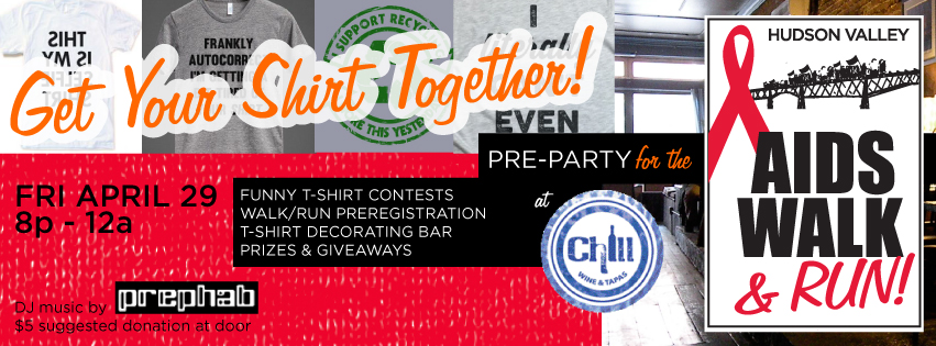 AIDS Walk & Run Pre-Party: Funny T-Shirt Contest