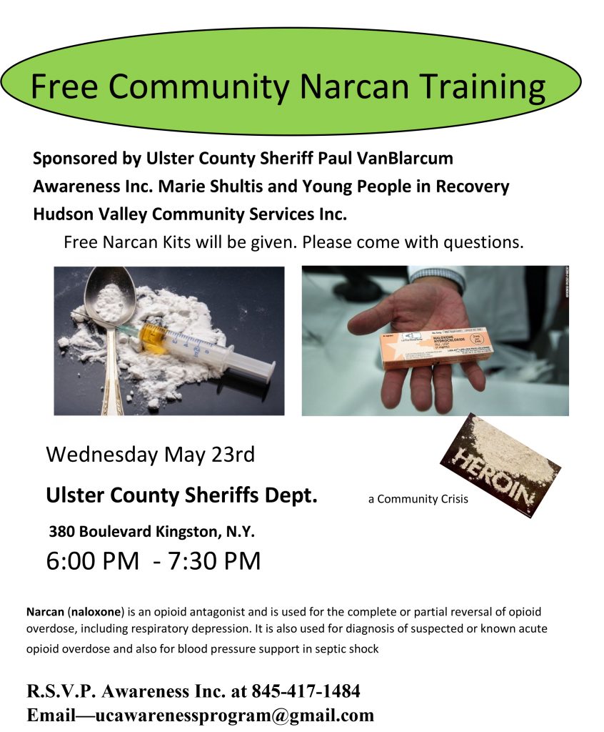 Ulster Sheriff's Narcan Training