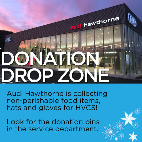 Audi Hawthorne donation drop zone