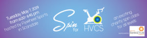 Spin for HVCS, sponsored by Orange Bank & Trust