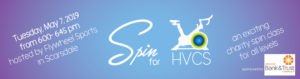 Spin for HVCS, sponsored by Orange Bank & Trust