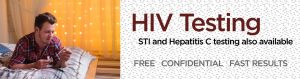 HIV, STI and HCV testing available